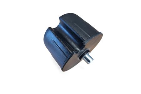 Kunststof lagerprop 78 mm ronde stift 12 mm- zwart