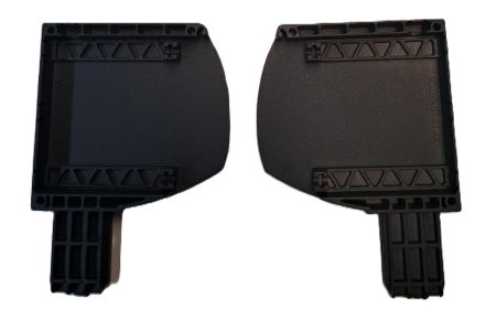 Ritzscreen V599 Zijkapje antraciet structuur 