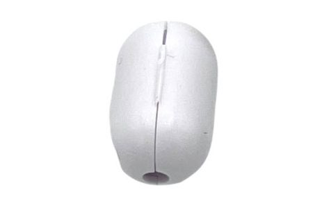 Kettingverbinder rolgordijn, of lamelketting 4 mm - wit